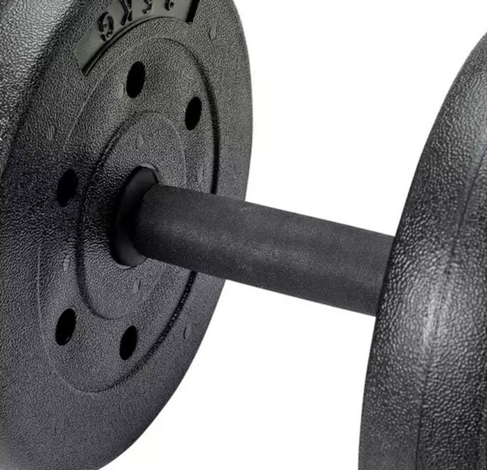 Opti Vinyl Barbell and Dumbbell Set 25kg Review Can a set this cheap be worth the money? Gym