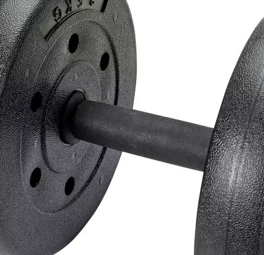 Close up Single Dumbbell Opti Vinyl Barbell