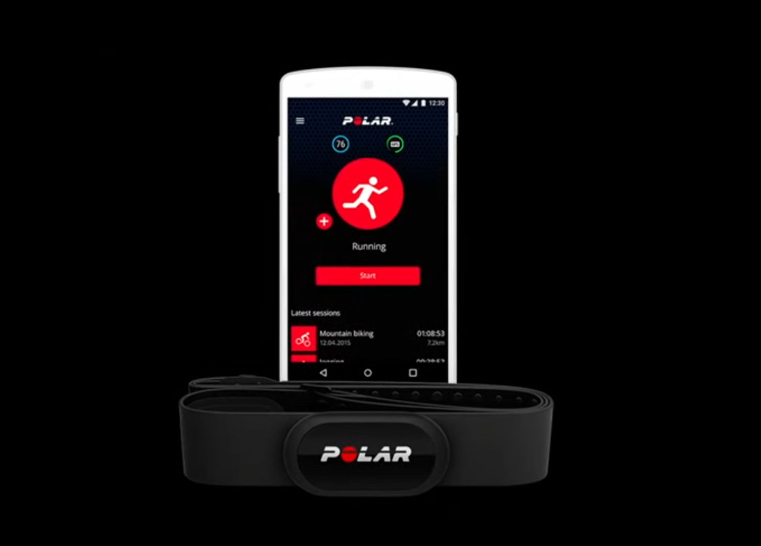 Fitness App Polar Bluetooth H10 Heart Rate Sensor
