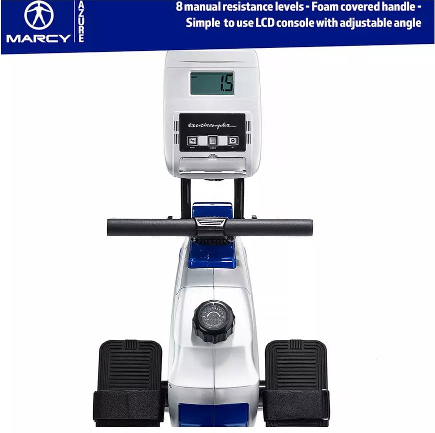 Marcy RE1016 Azure Folding Magnetic Rowing Machine Front View