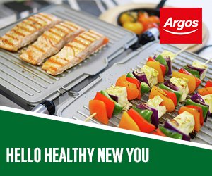Eat healthy at Argos