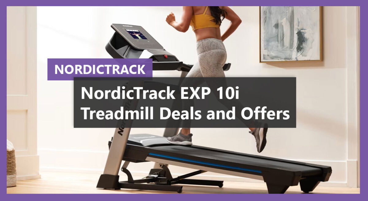 NordicTrack EXP 10i Treadmill Voucher Codes and Deals Gym Tech Review