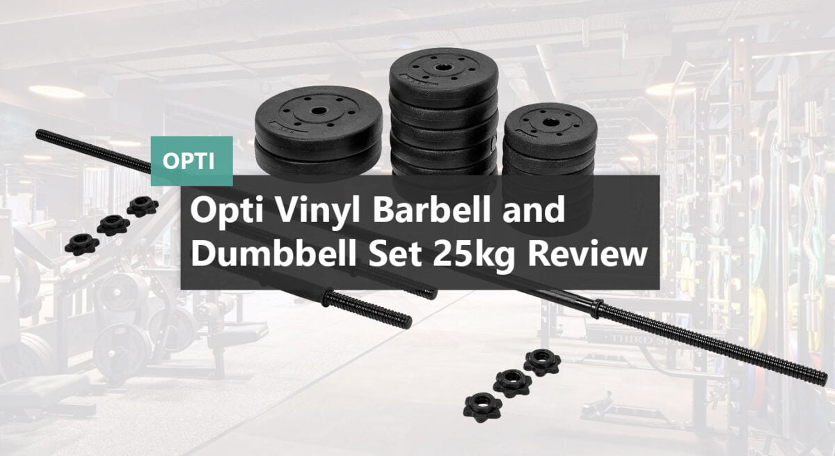 Opti Vinyl Barbell and Dumbbell Set 25kg Review Can a set this cheap be worth the money? Gym