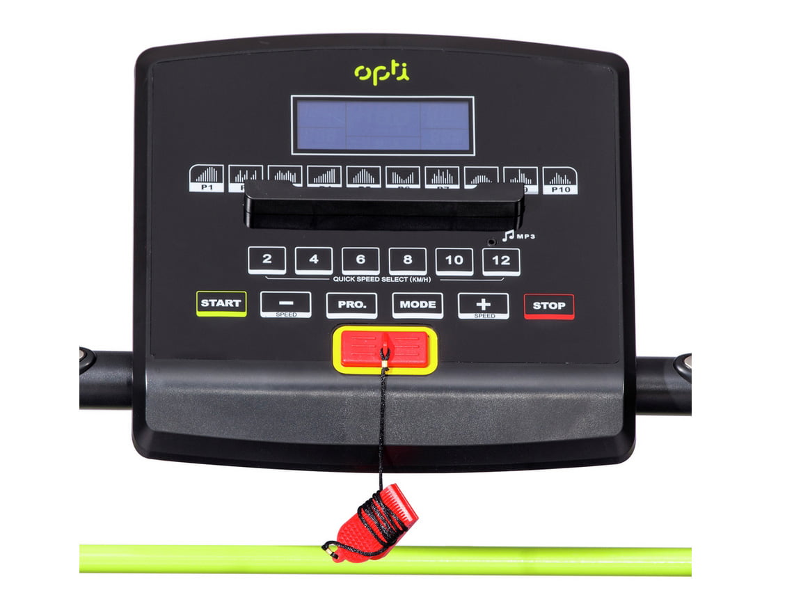 Opti easy fold electronic treadmill programs and features