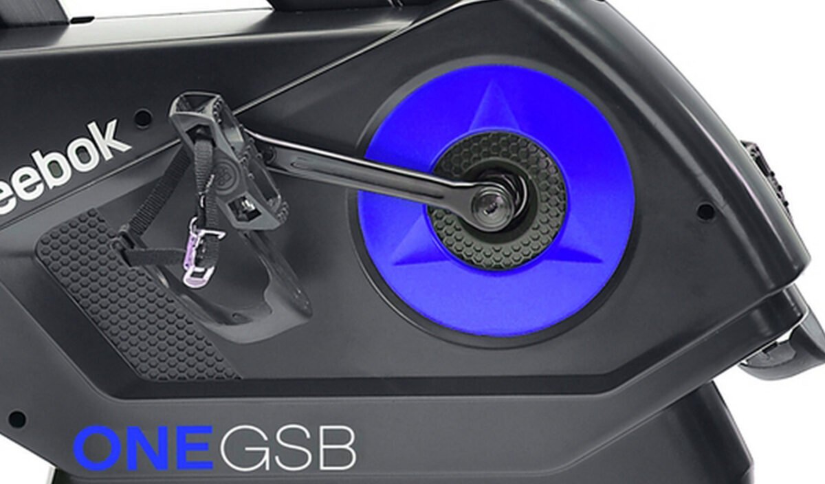 Reebok GSB Pedals close up blue