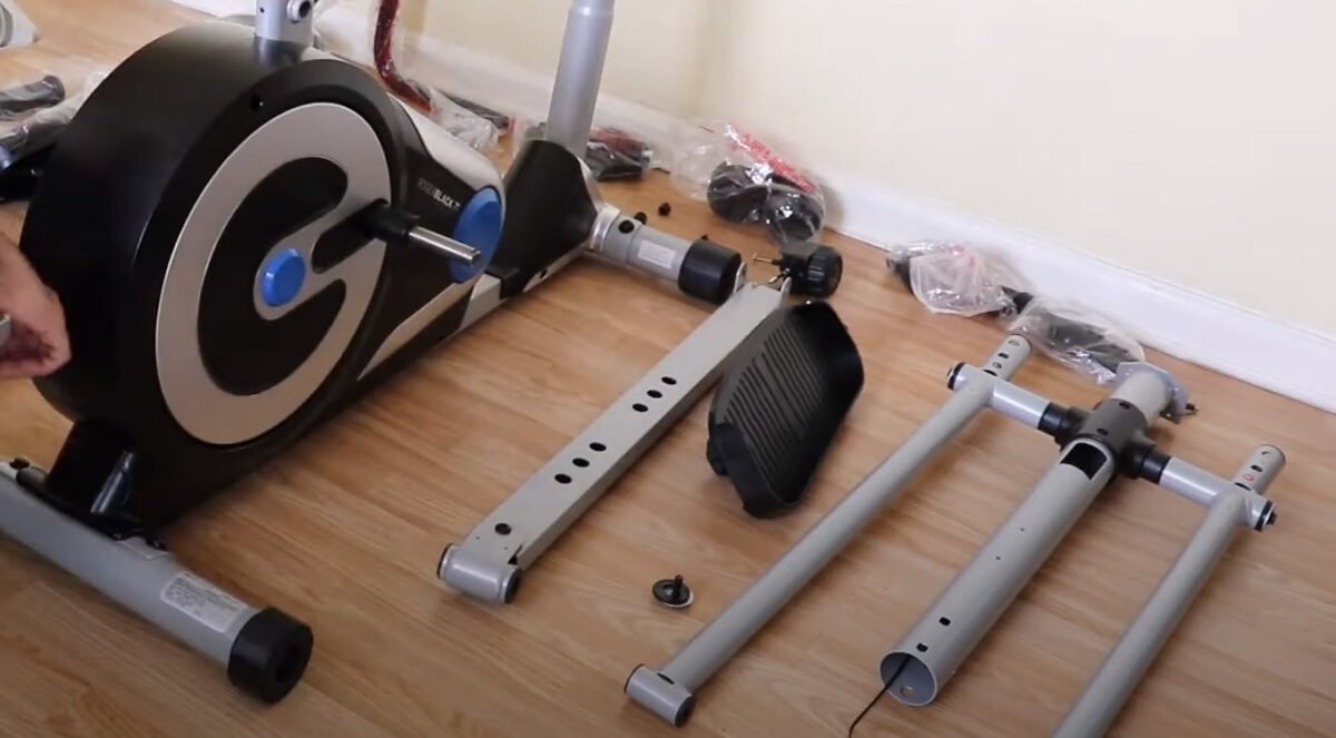 roger black exercise bike knocking noise