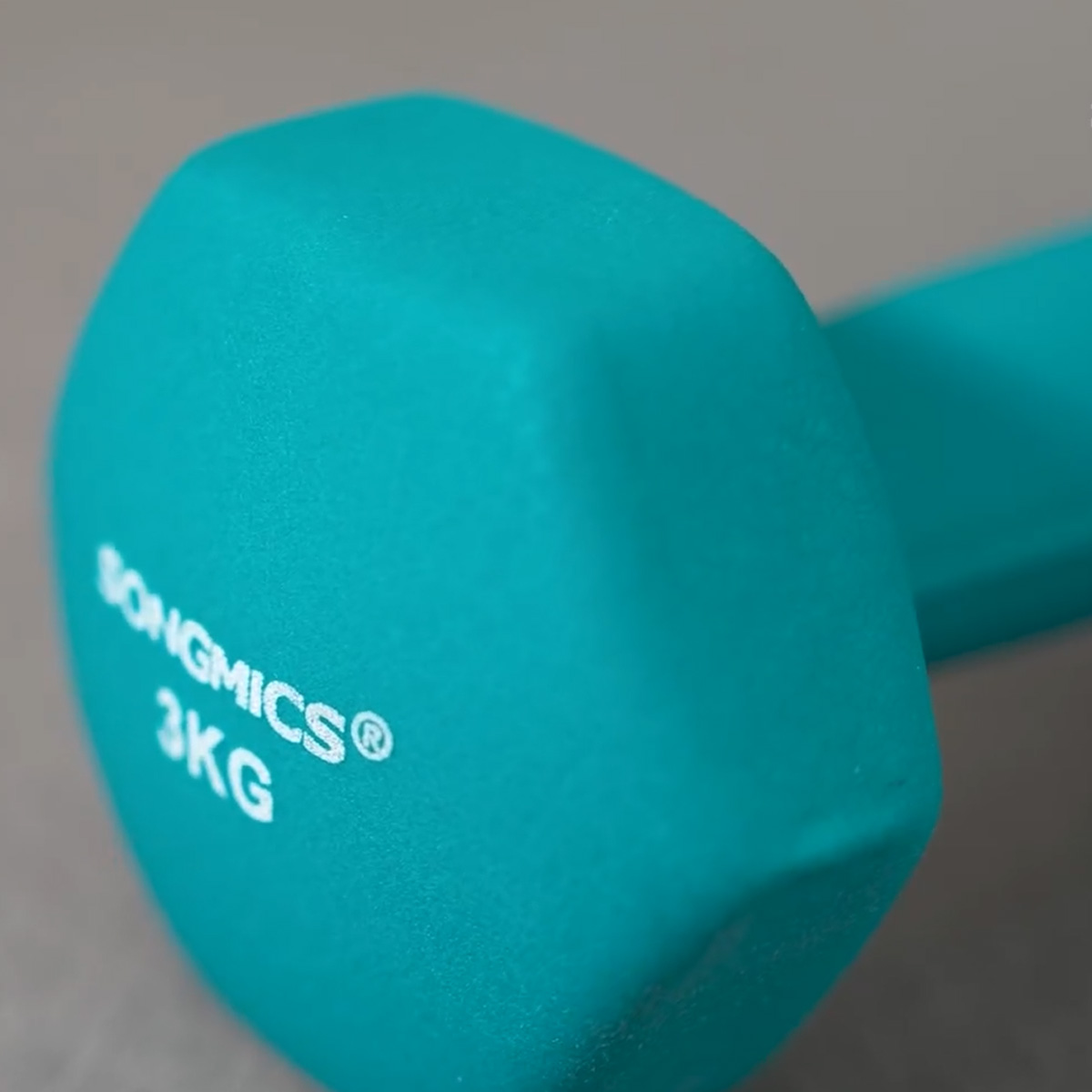 close up of the SONGMICS Weights