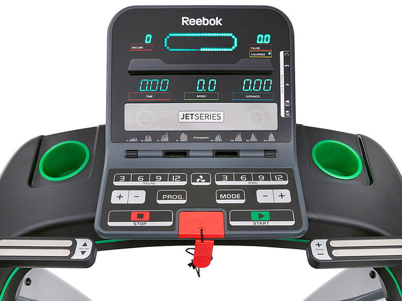 LCD display fan and cup holders for reebok jet 200