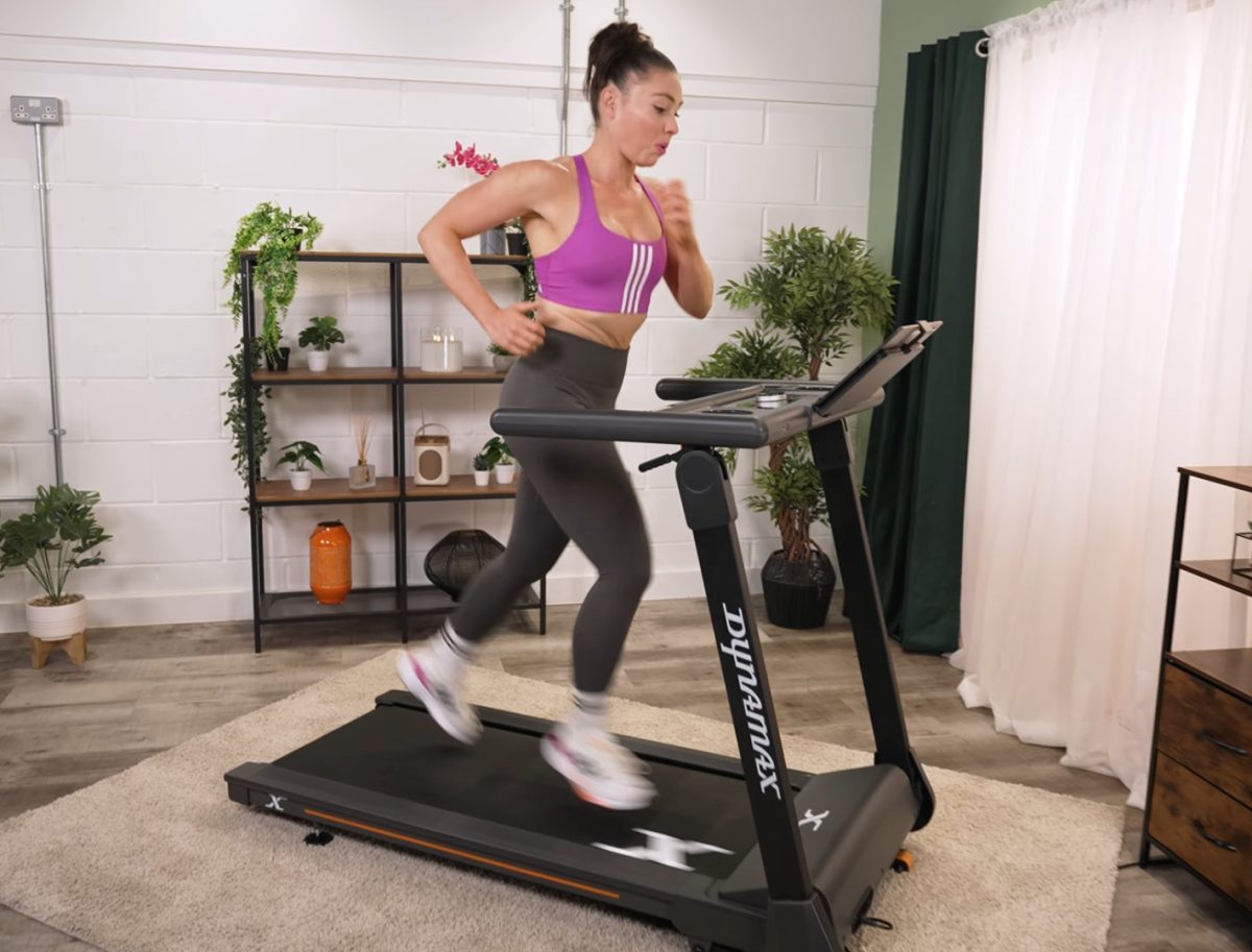 women on Dynamax Running Pad 3.0